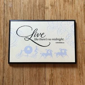 Disney Wood Board with quote